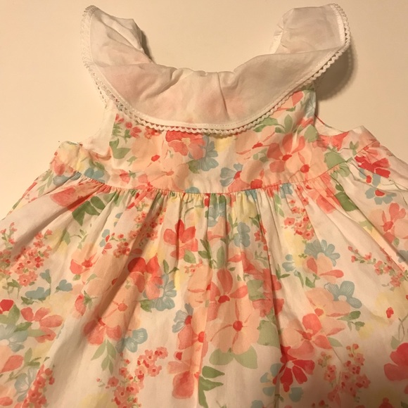 Janie and Jack 3-6 month floral dress EUC - Picture 6 of 10